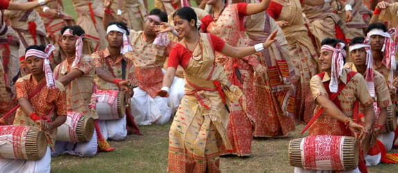 Witness the vibrant Bihu festival
